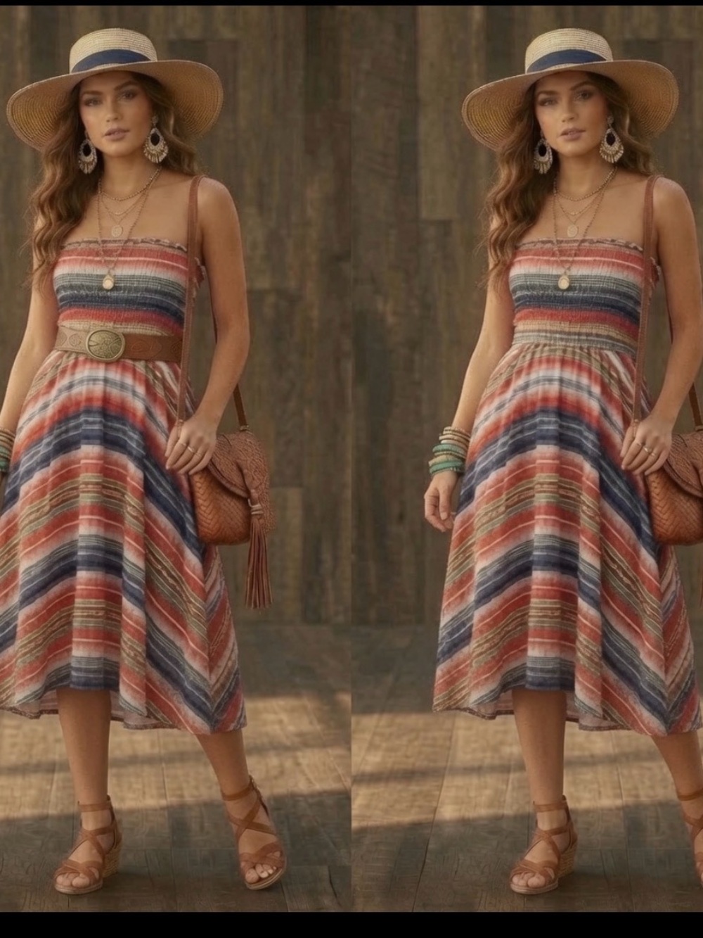 Philosophy Colorful Striped Maxi Skirt